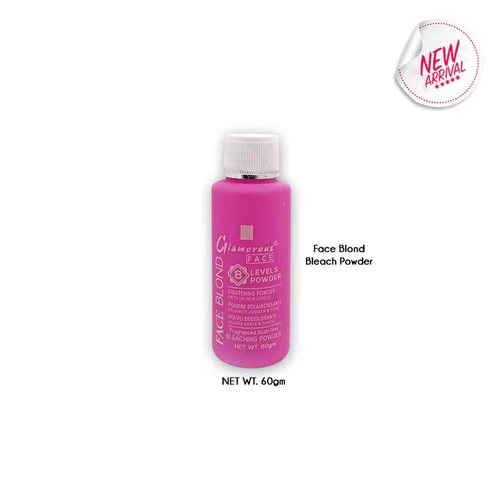 GLAMOROUS FACE OXIDIZING EMULSION CREAM 20 VOL WITH FACE  BLONDE BLEACH POWDER