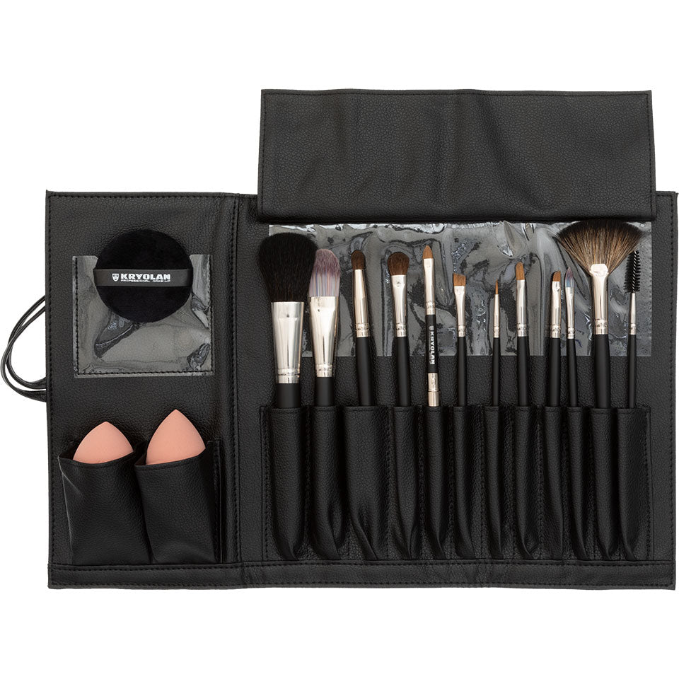 KRYOLAN LEATHER BRUSH SE 15PCS