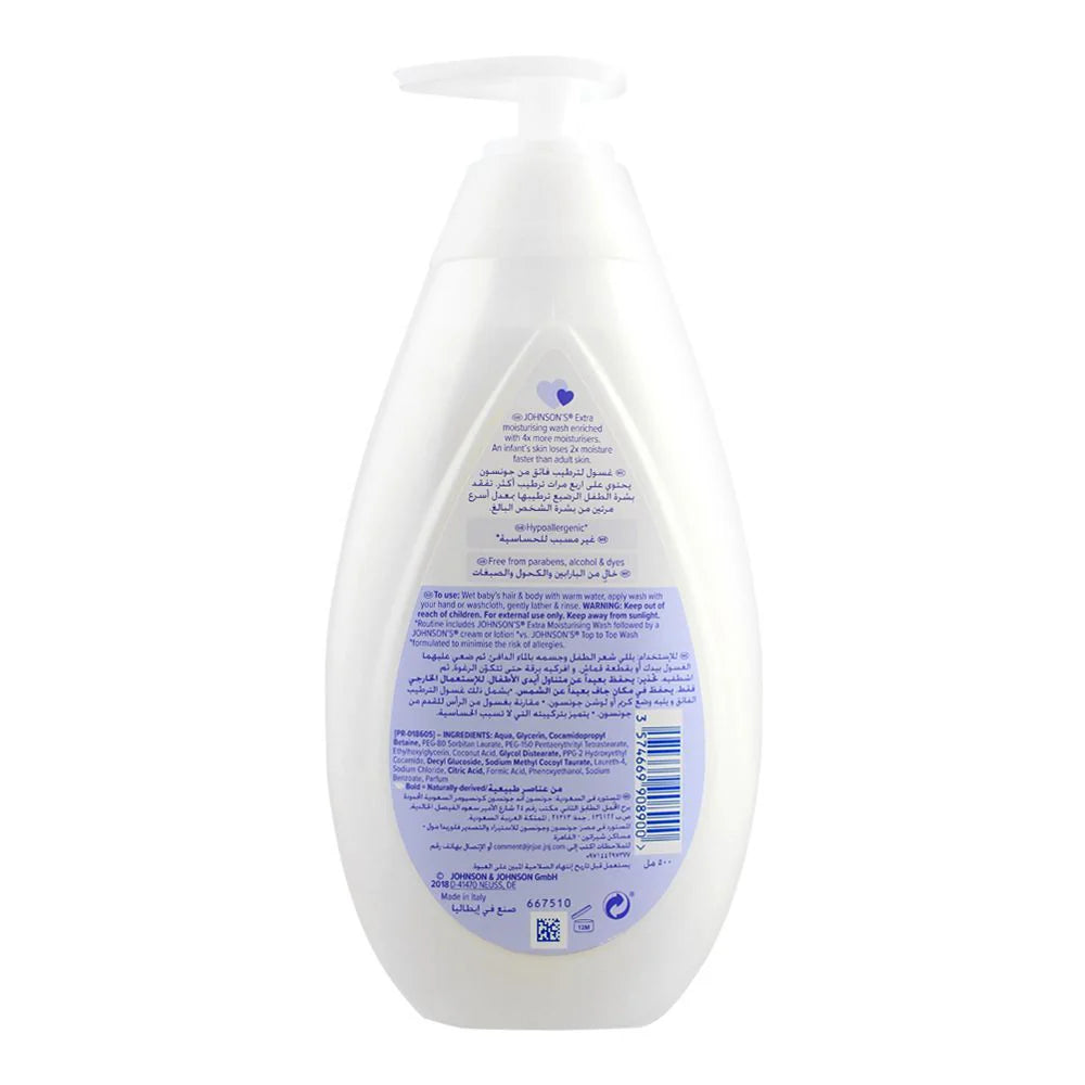 Johnsons - Baby Extra Moisturising Wash - 500ML