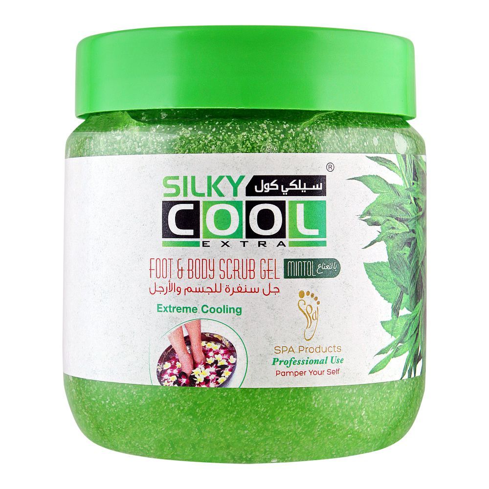 Silky Cool Foot & Body Scrub Gel-Mint 500ml