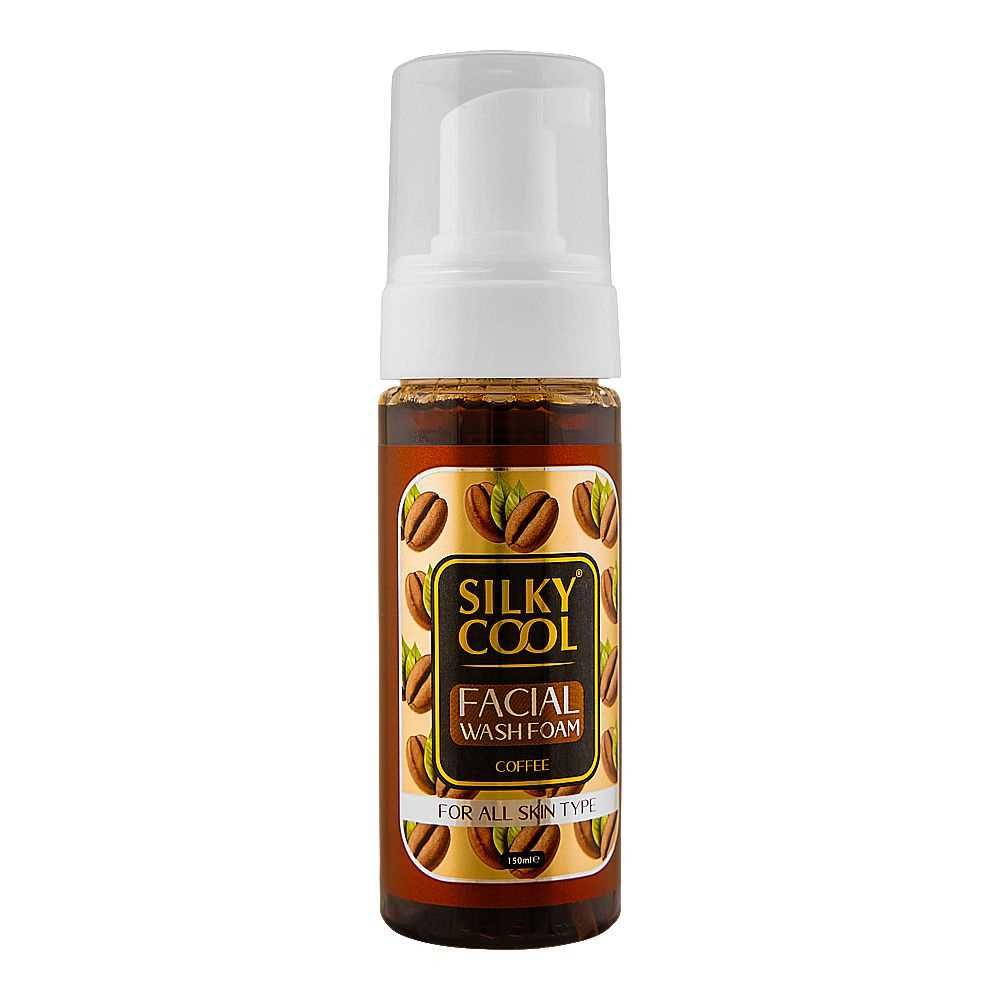 Silky Cool Face Wash Foam Coffee 150ml