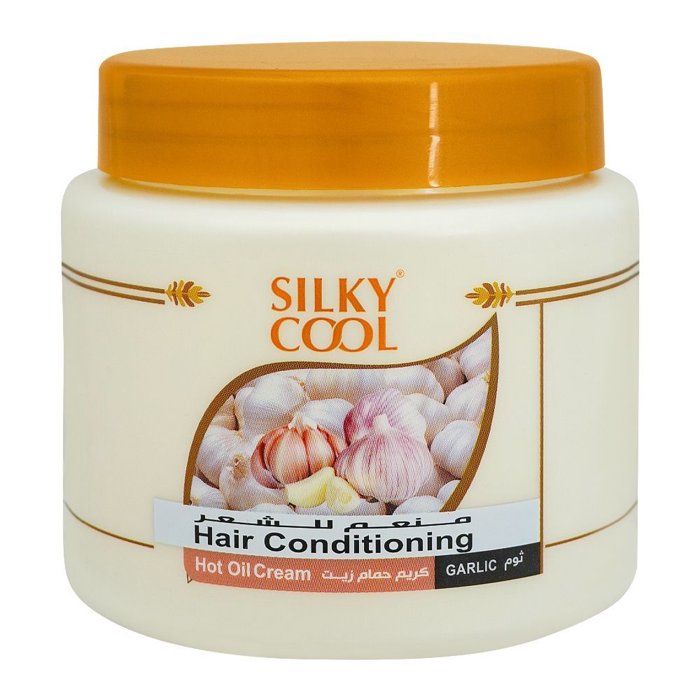 Silky Cool Hot Oil Cream Garlic 500ml