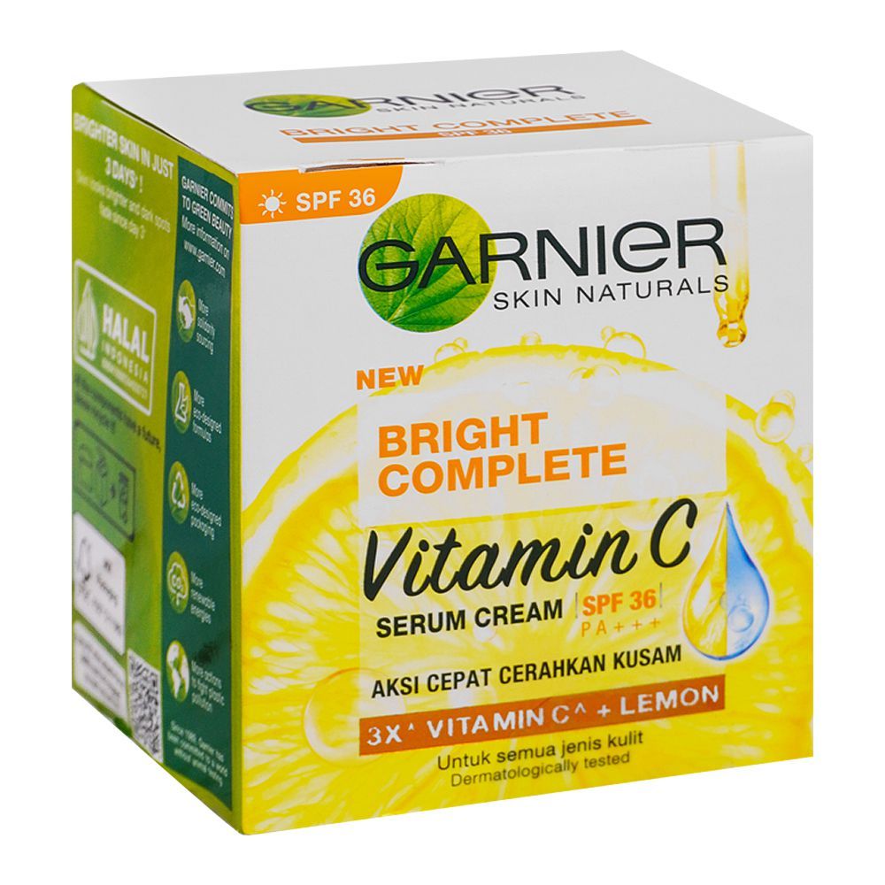GARNIER BRIGHT COMPLETE VIT SERUM CREAM 23G
