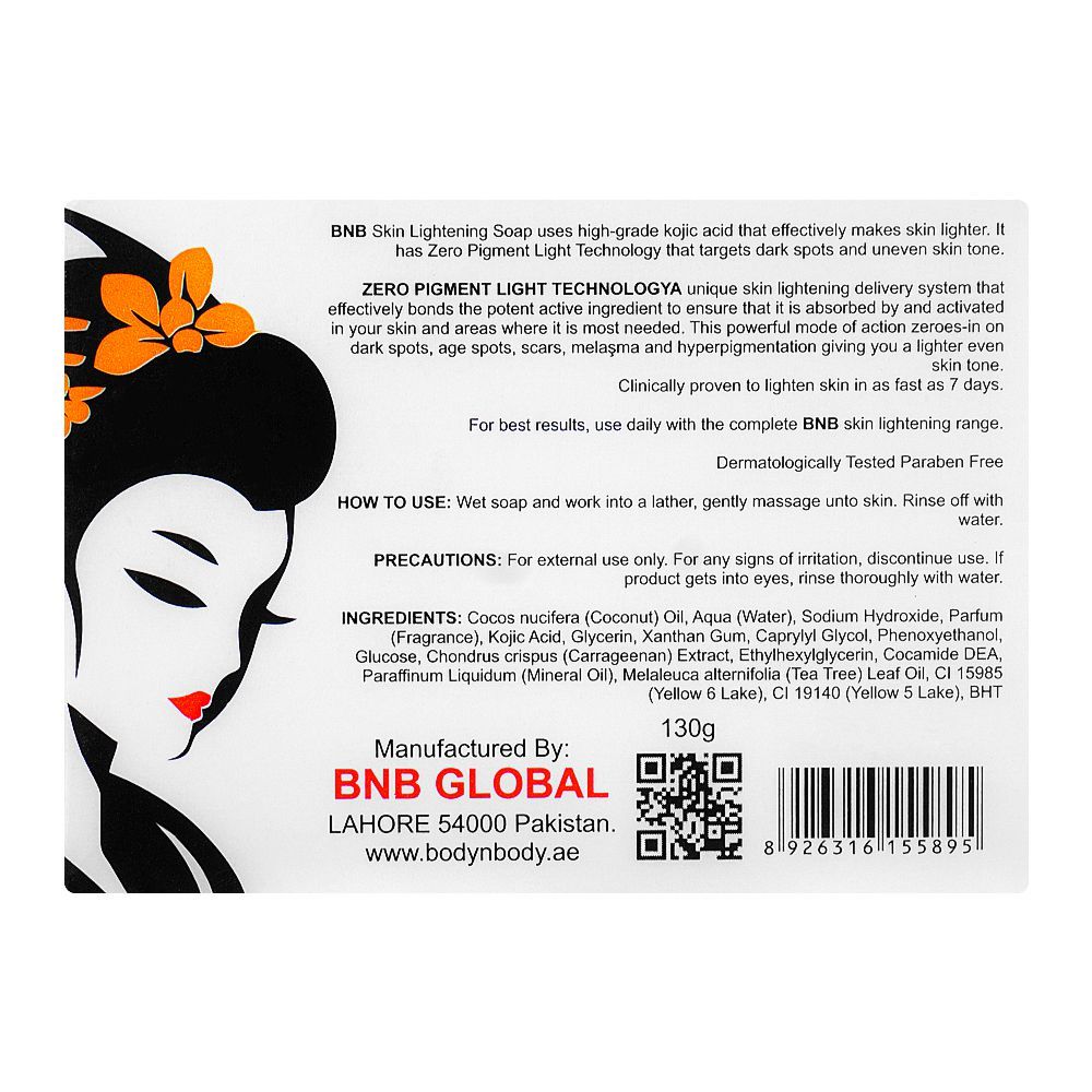 BNB Classic Kojic Acid Skin Lightening Soap, 130g