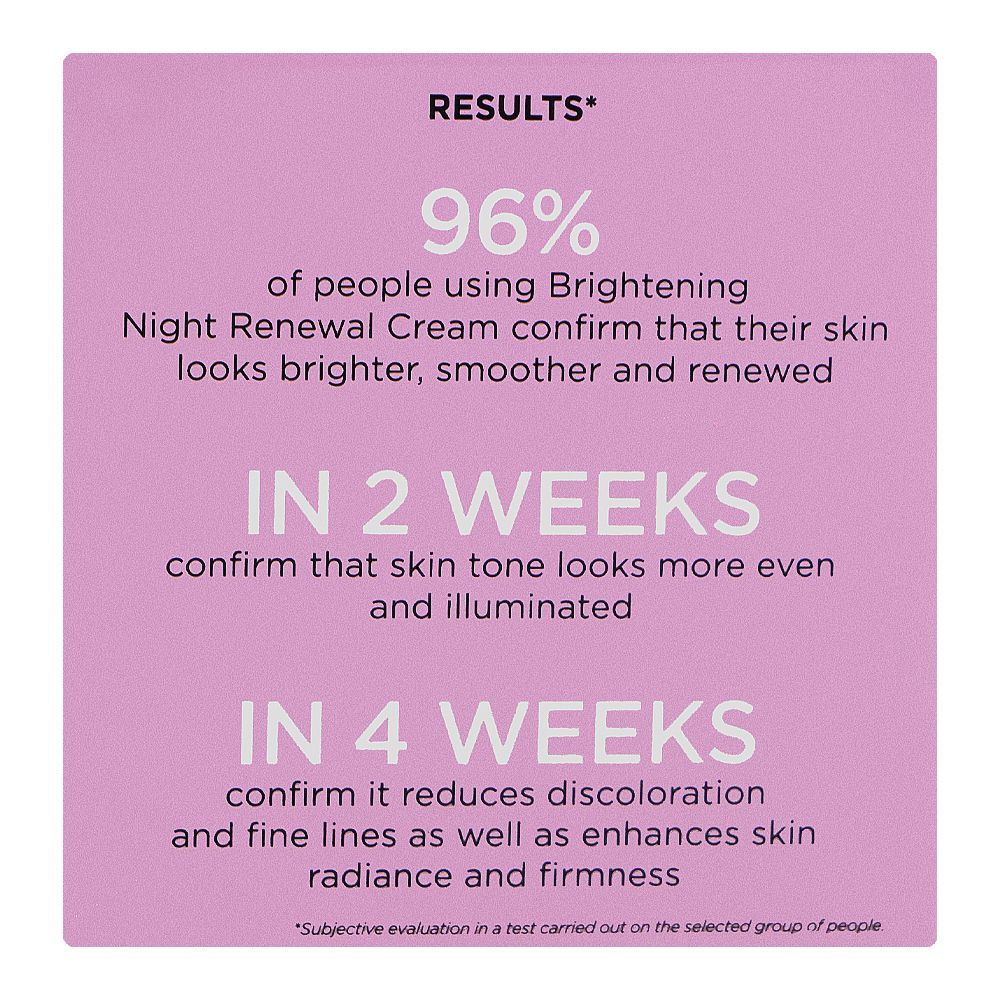 EVELINE Perfect Bright Brightening Renewal Night Cream 50ML