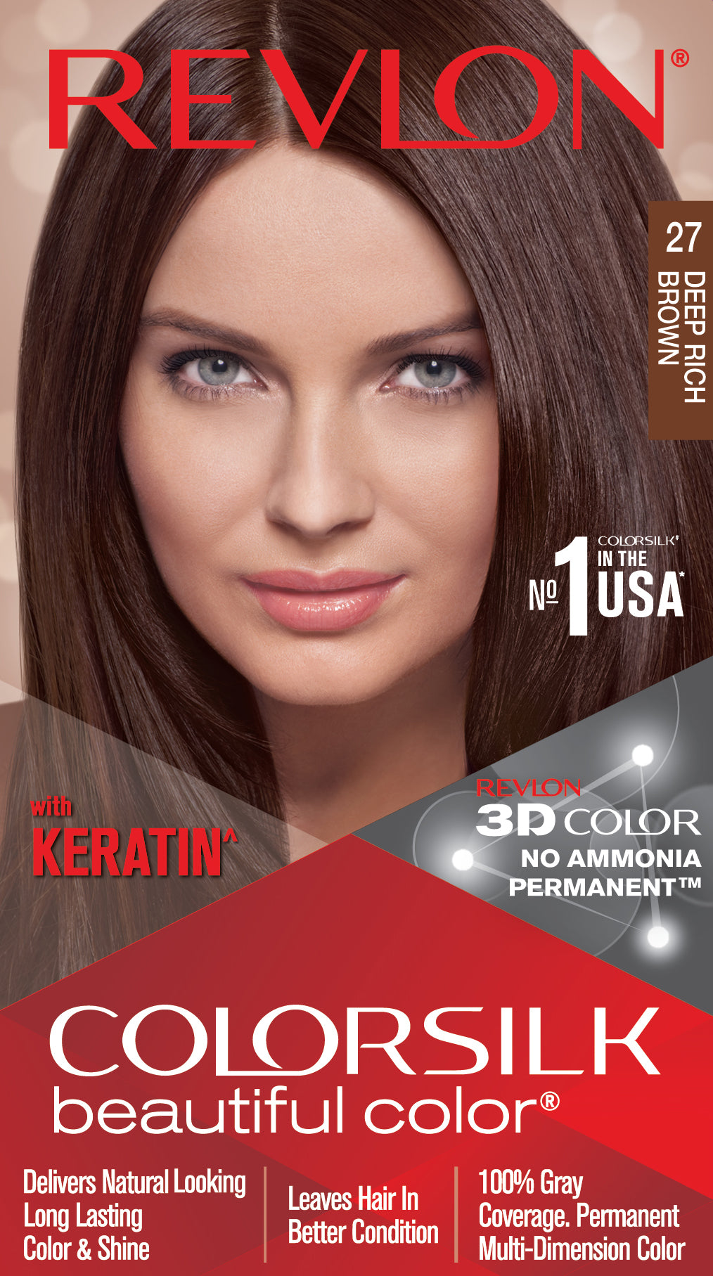 Revlon Colorsilk Deep Rich Brown Hair Color 27