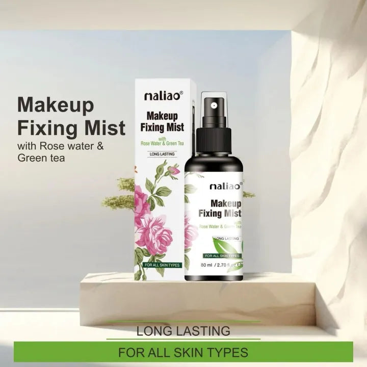 Maliao Makeup Fixing Mist Rose Water & Green Tea 80ml