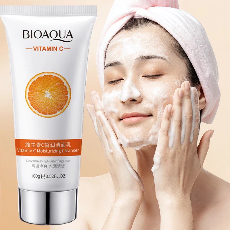 BIO AQUA VIT C MOISTURIZING CLEANSER-100G
