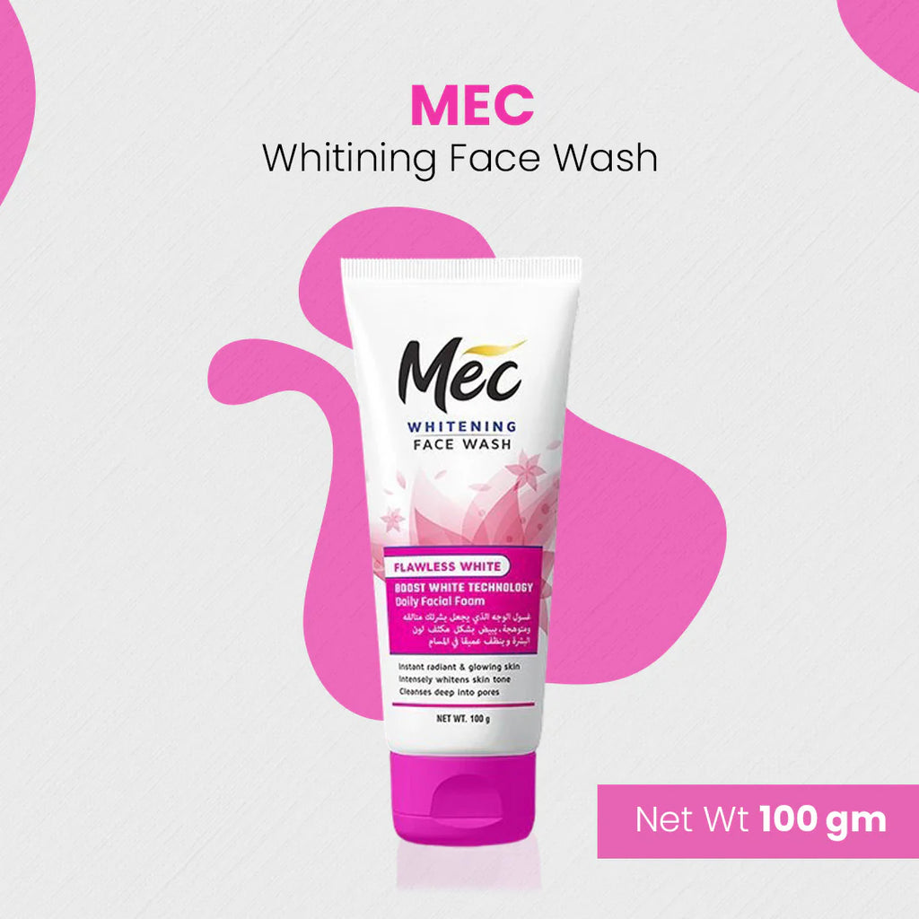 Mec Whitening Flawless White Face Wash 100ml