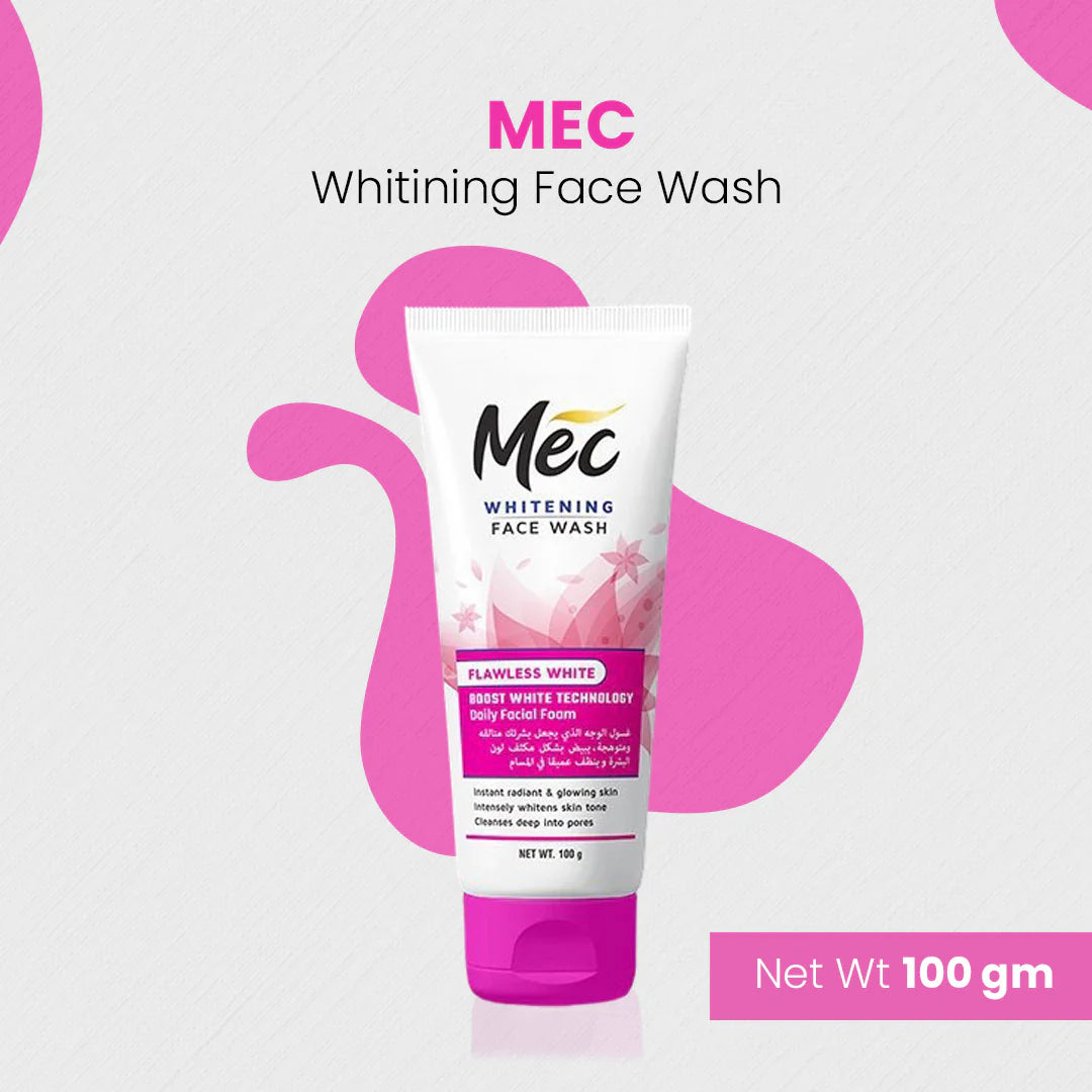 Mec Whitening Flawless White Face Wash 100ml