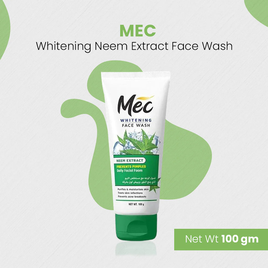 Mec Brightening Neem Extract Face Wash 100gm