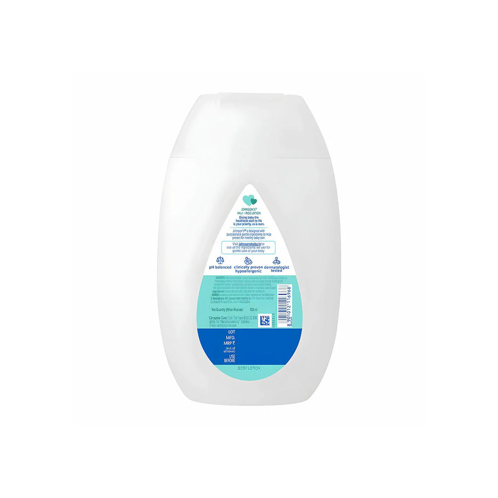 Johnson’s Baby Milk & Rice Lotion 100ML