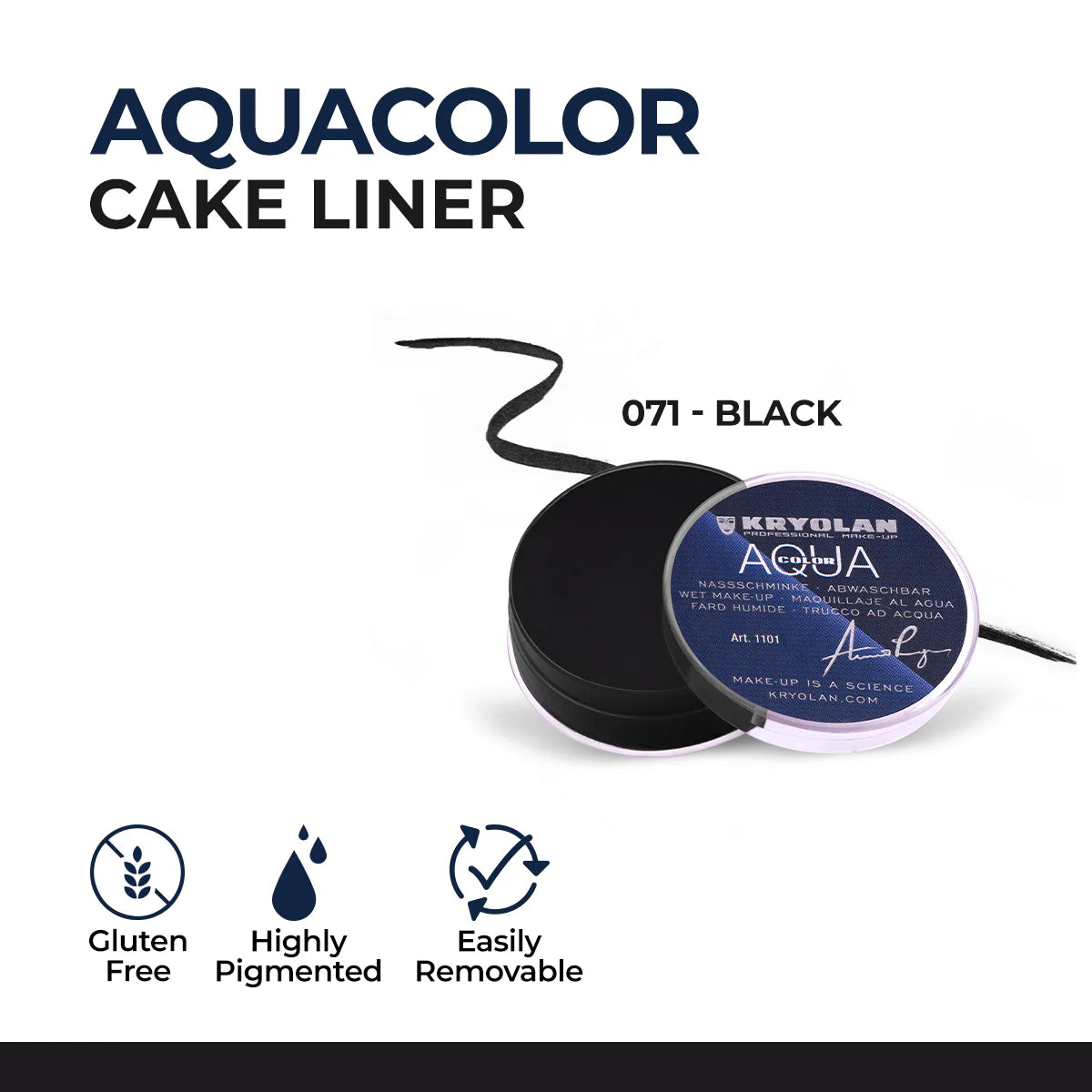 KRYOLAN  AQUACOLOR CAKELINER