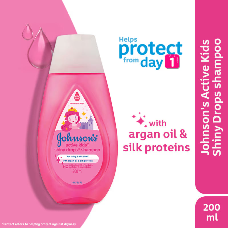 JOHNSONS SHINNY DROPS SHAMPO 500ML