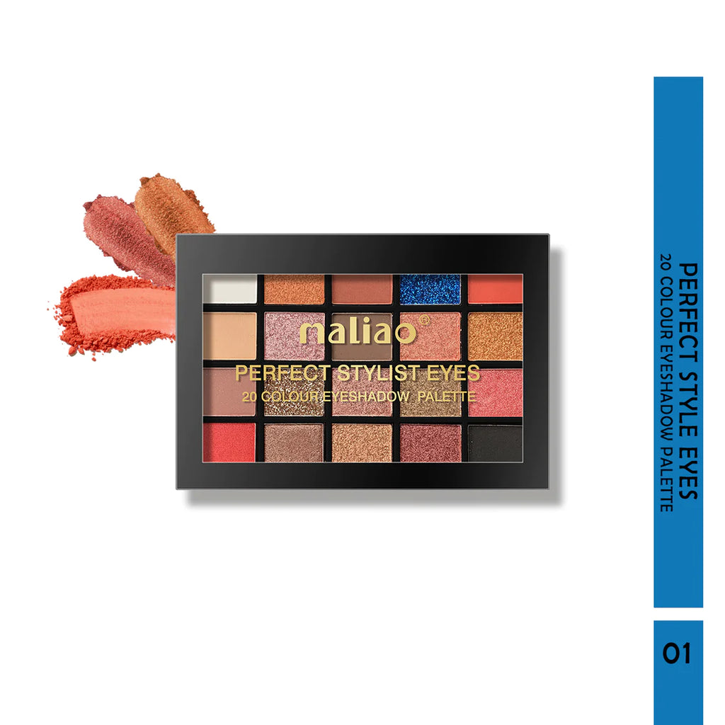 Maliao Perfect Stylist Eyes 20-Color Eyeshadow Palette 01 M242