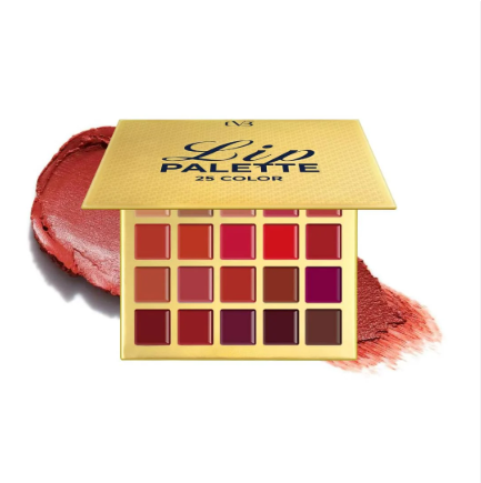 Cvb 25 Color Lipstick Lip Gloss Palette
