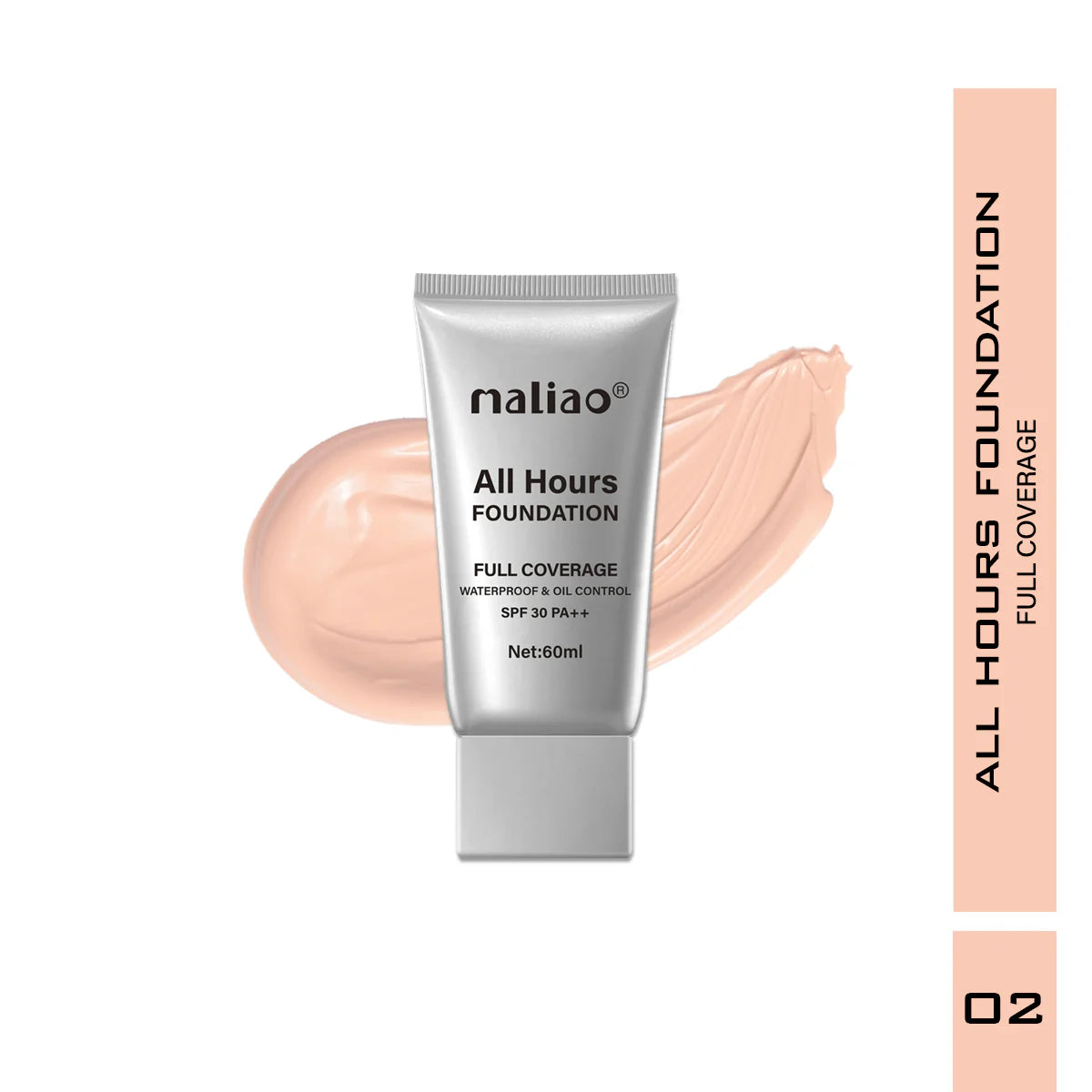 Maliao All Hours Foundation Oil Control, SPF 30 PA+ M411