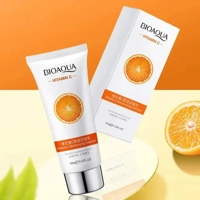 BIO AQUA VIT C MOISTURIZING CLEANSER-100G