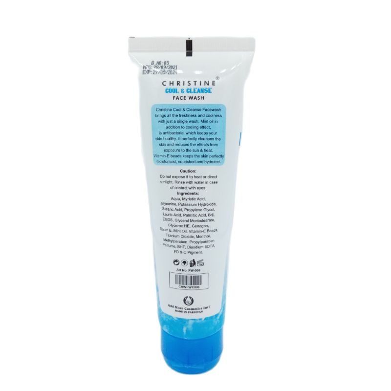 Christine Cool & Cleanse Face Wash 110ml
