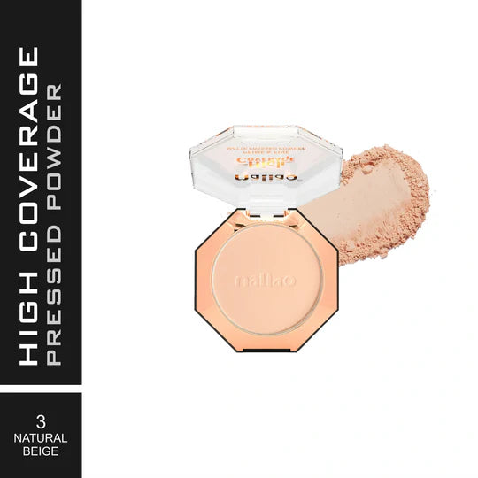 Maliao High Coverage Prime & Fine Matte Pressed Powder M401