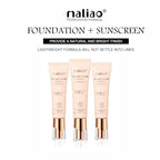 Maliao Foundation + Sunscreen - Natural Bright Finish for Radiant Skin M385