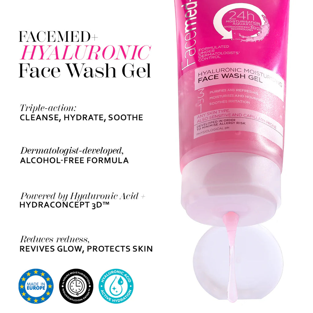 EVELINE Facemed+ Hyaluronic Face Wash Gel 150ML