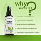 Maliao Makeup Fixing Mist Rose Water & Green Tea 80ml