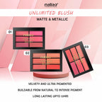 Discover Radiant Cheeks with Maliao Unlimited Blush Palette (01) 18g
