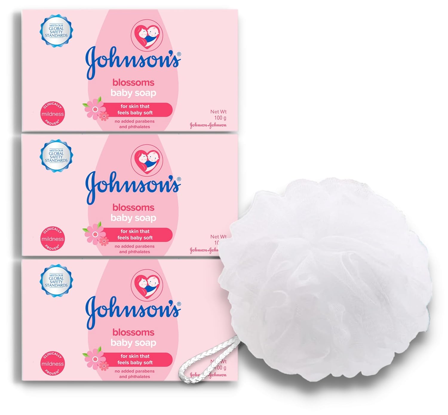 JOHNSONS BABY SOAP 100G PINK