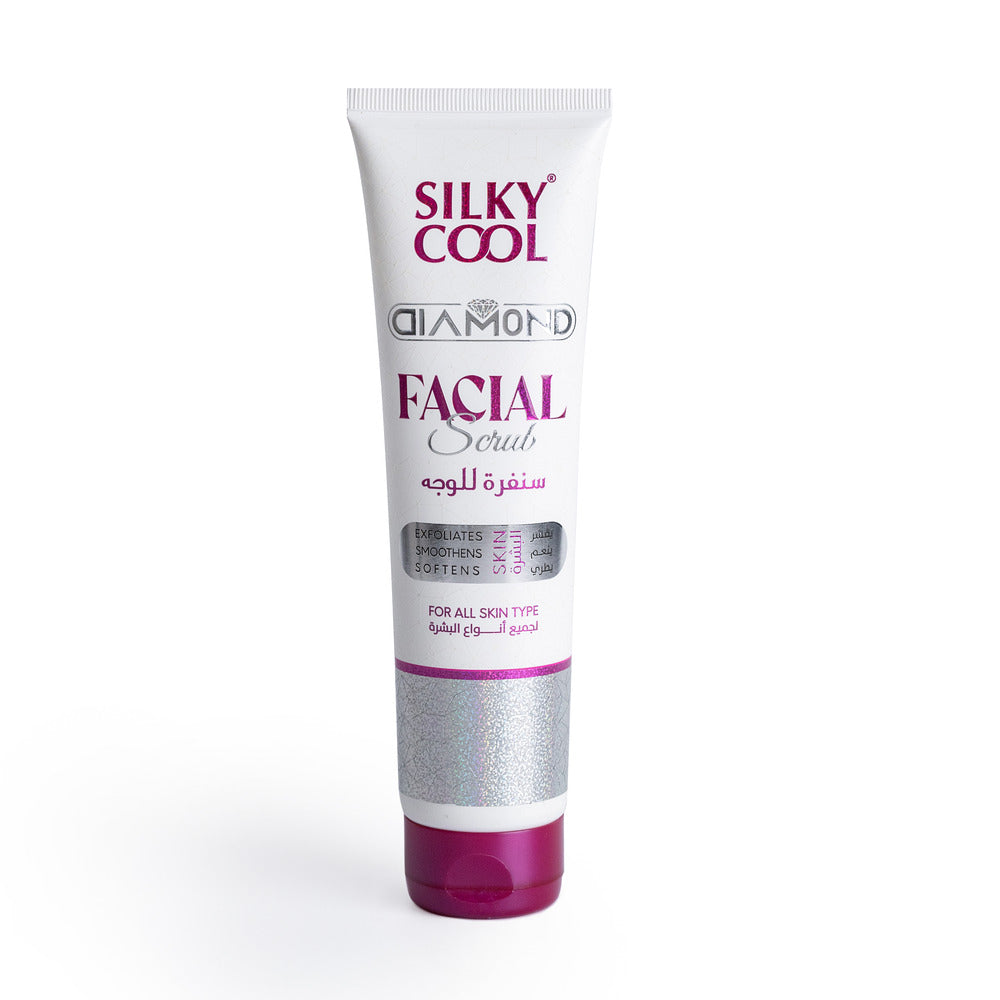Silky Cool Diamond Facial Scrub 140ml