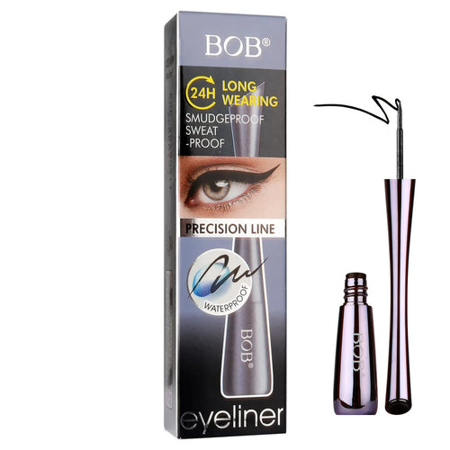 BOB LONG WEARING LIQUID EYELINER