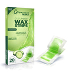 GLAMOROUS FACE CUCUMBER WAX STRIPS SMOOTH SKIN