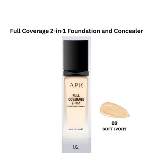 APK 2IN1 FULL COVERAGE FOUNDATION&CONCEALER