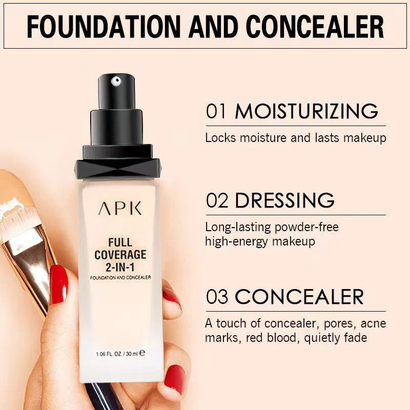 APK 2IN1 FULL COVERAGE FOUNDATION&CONCEALER