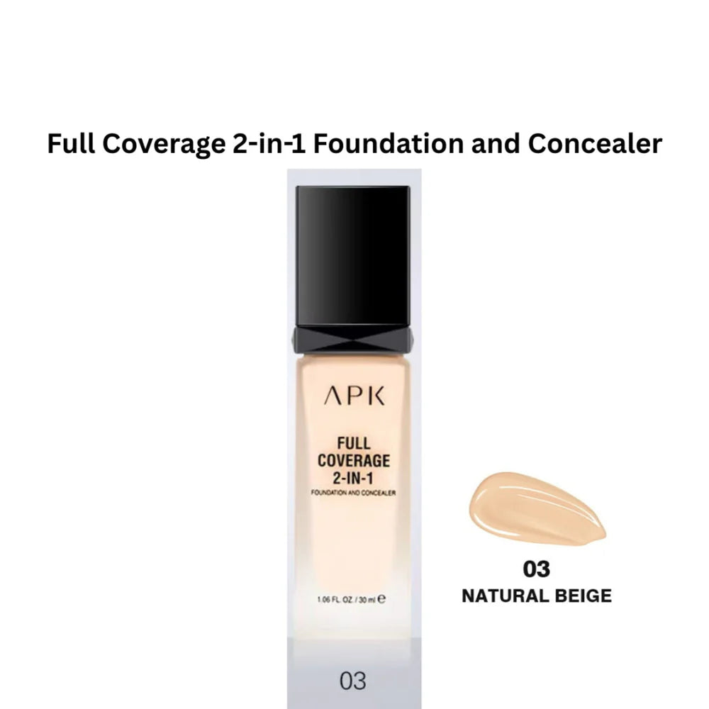 APK 2IN1 FULL COVERAGE FOUNDATION&CONCEALER