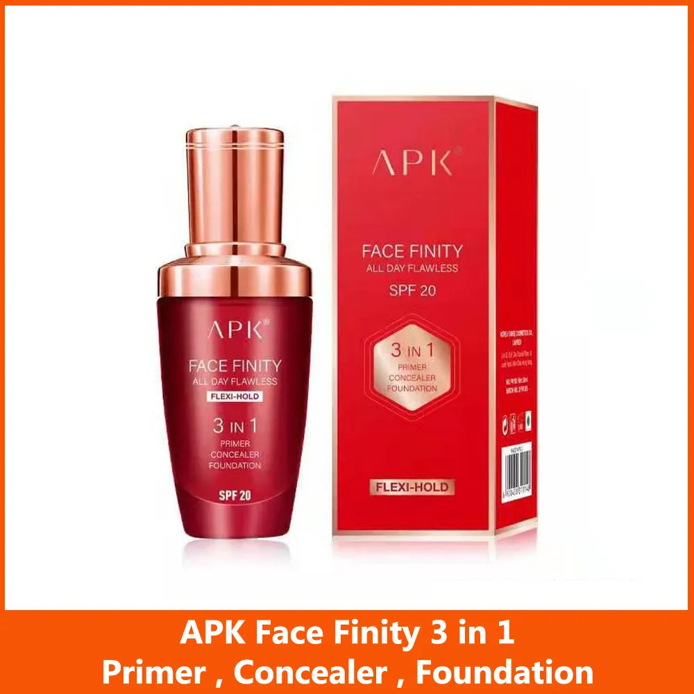 APK 3IN1 FACE FINITY PRIMER&CONCEALER&FOUNDATION