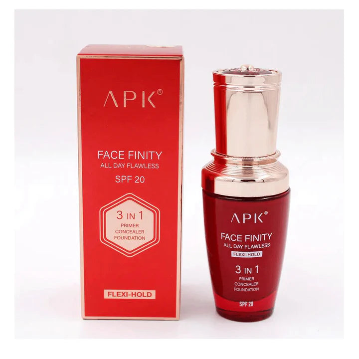 APK 3IN1 FACE FINITY PRIMER&CONCEALER&FOUNDATION