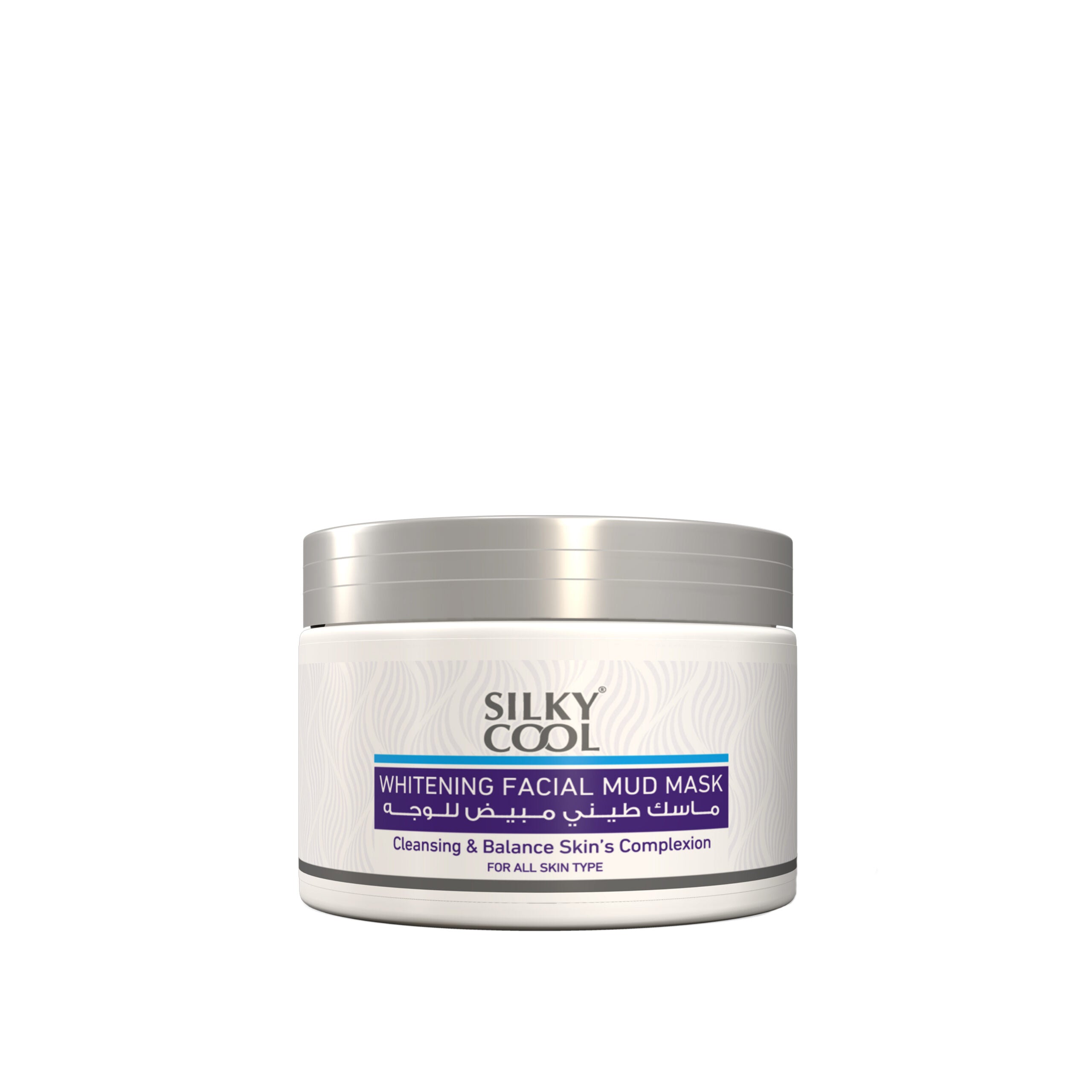SILKY COOL Whitening Facial Mud Mask 350ml