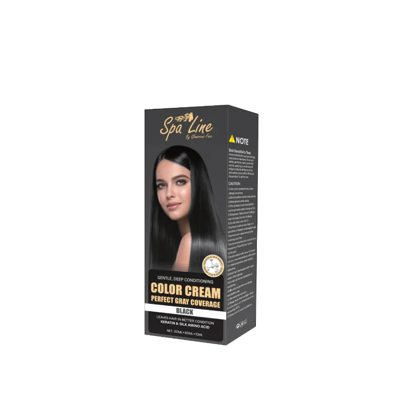 COLOR CREAM BLACK 60ML SPALINE