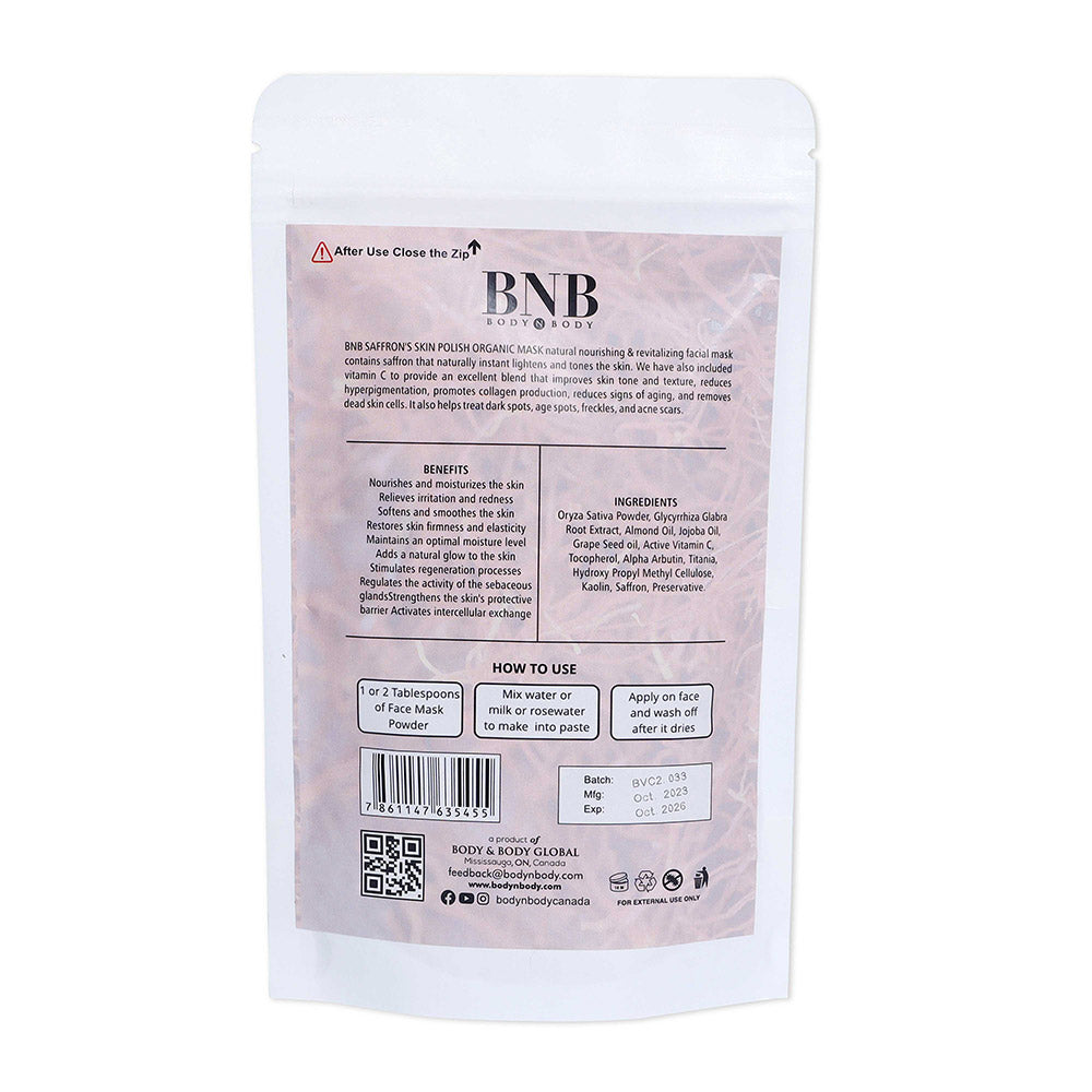 BNB Saffron Skin Polish Mask 120G