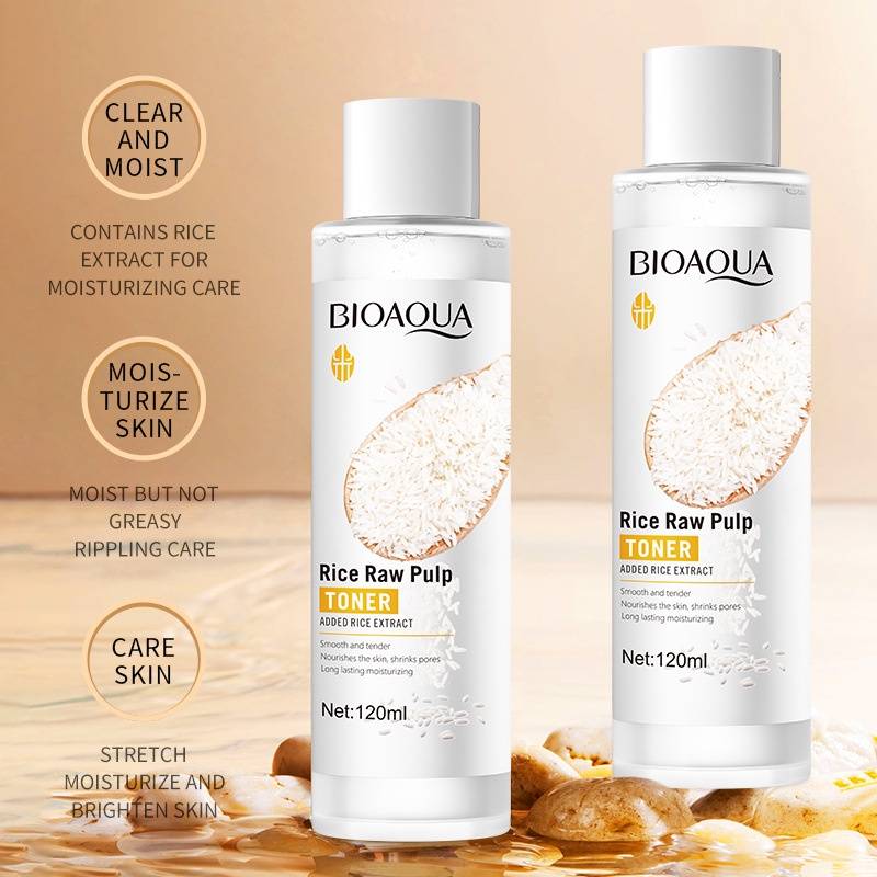 BIO AQUA RICE RAW PULP TONER 120ML
