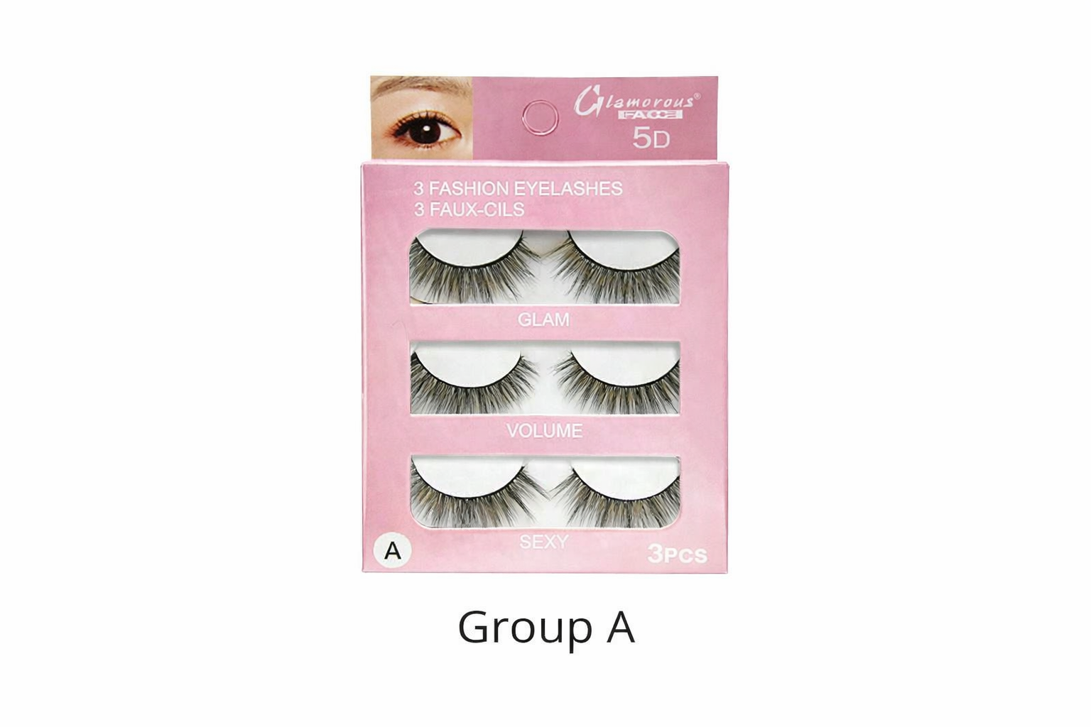 GLAMOROUS FACE 3 FASHION EYELASHES