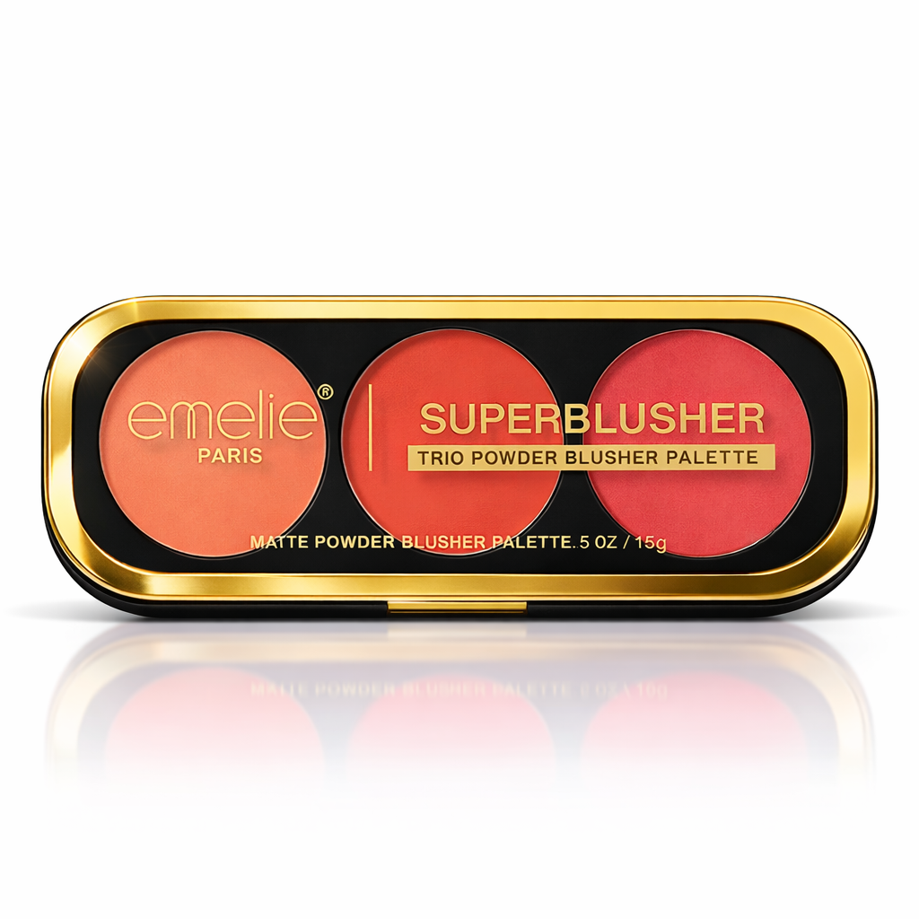 EMELIE 3 COLOR SUPER BLUSHER PALLETE