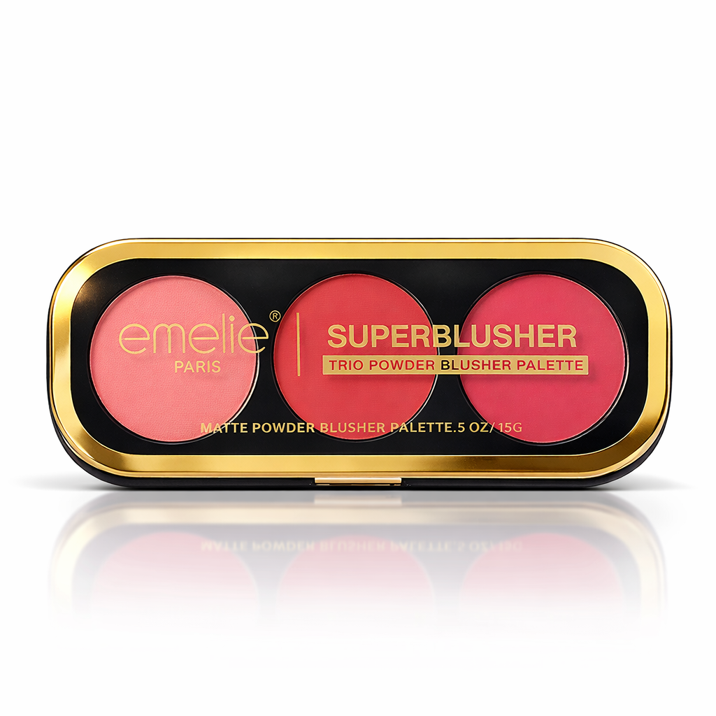 EMELIE 3 COLOR SUPER BLUSHER PALLETE