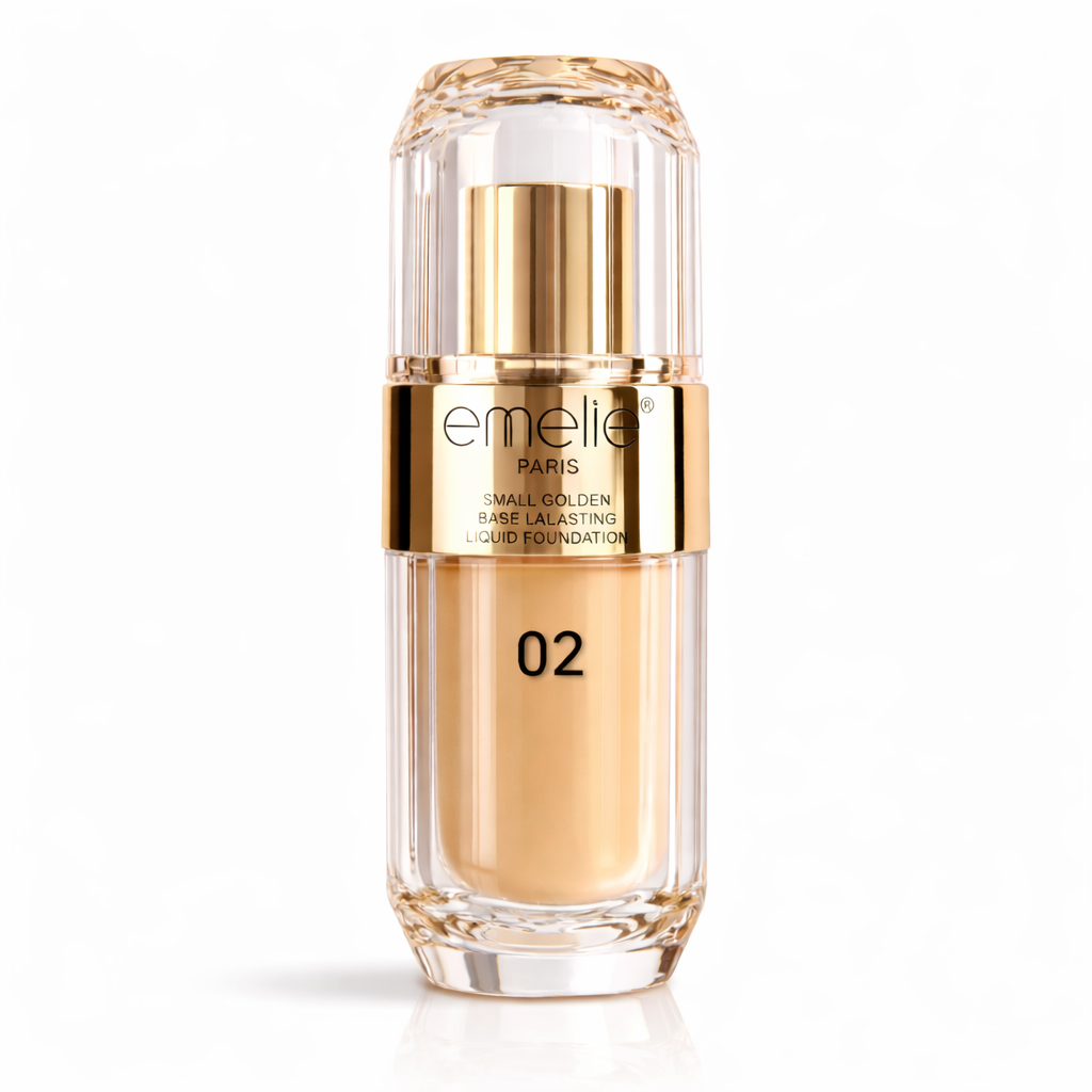 EMELIE SMALL GOLD SPF30 LIQUID FOUNDATION