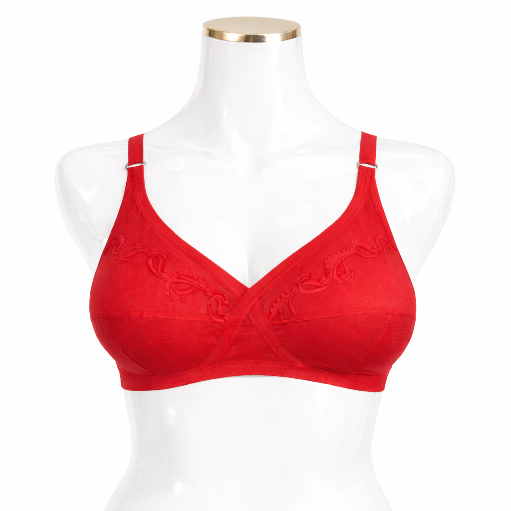 SHAPES X OVER COTTON BRA