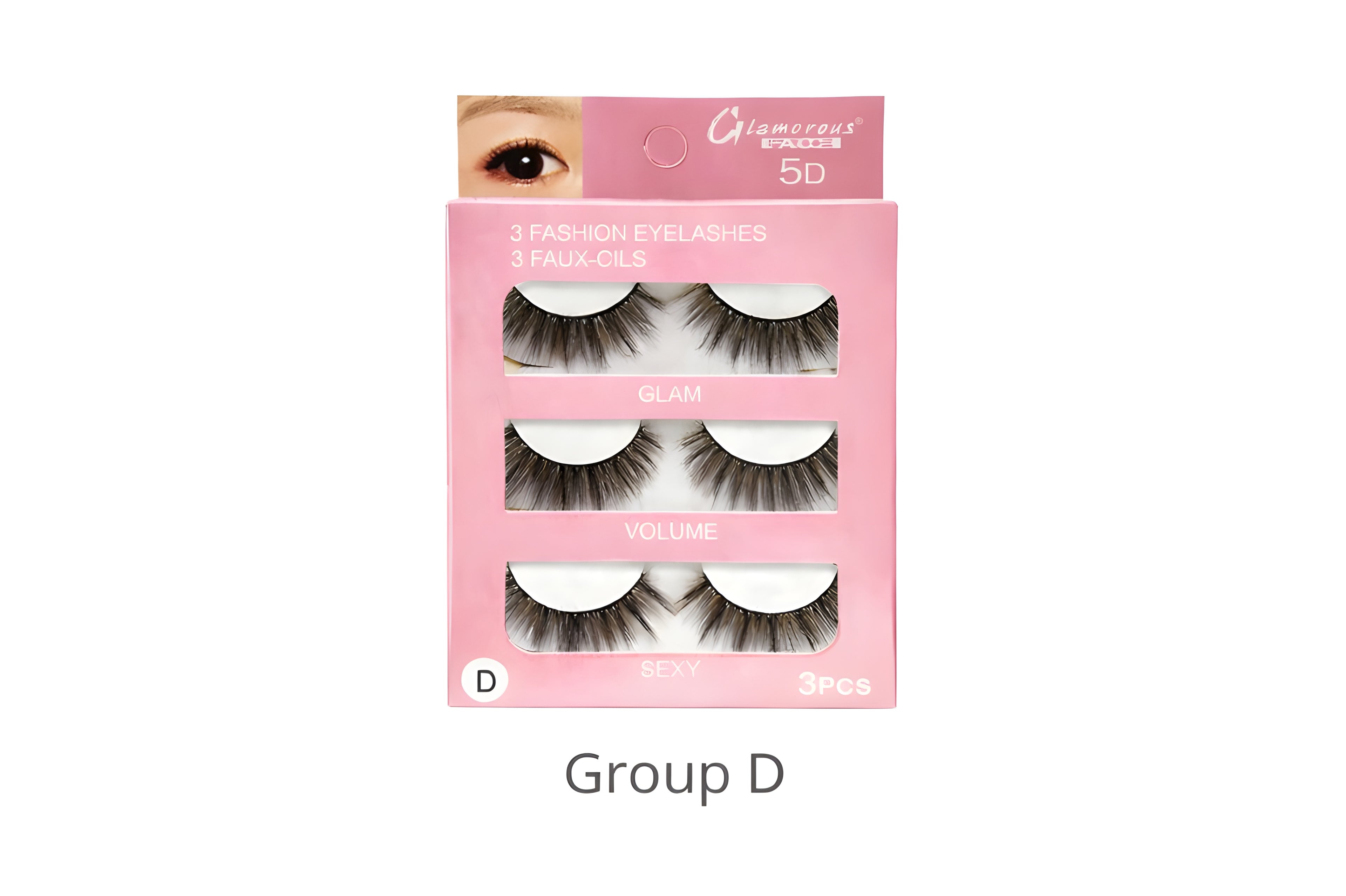 GLAMOROUS FACE 3 FASHION EYELASHES