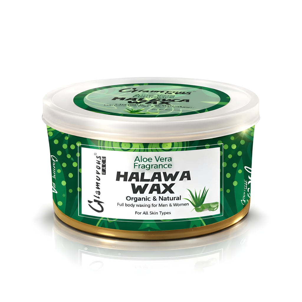 GLAMOROUS FACE ALOE VERA FRAGRANCE HALAWA WAX 300G