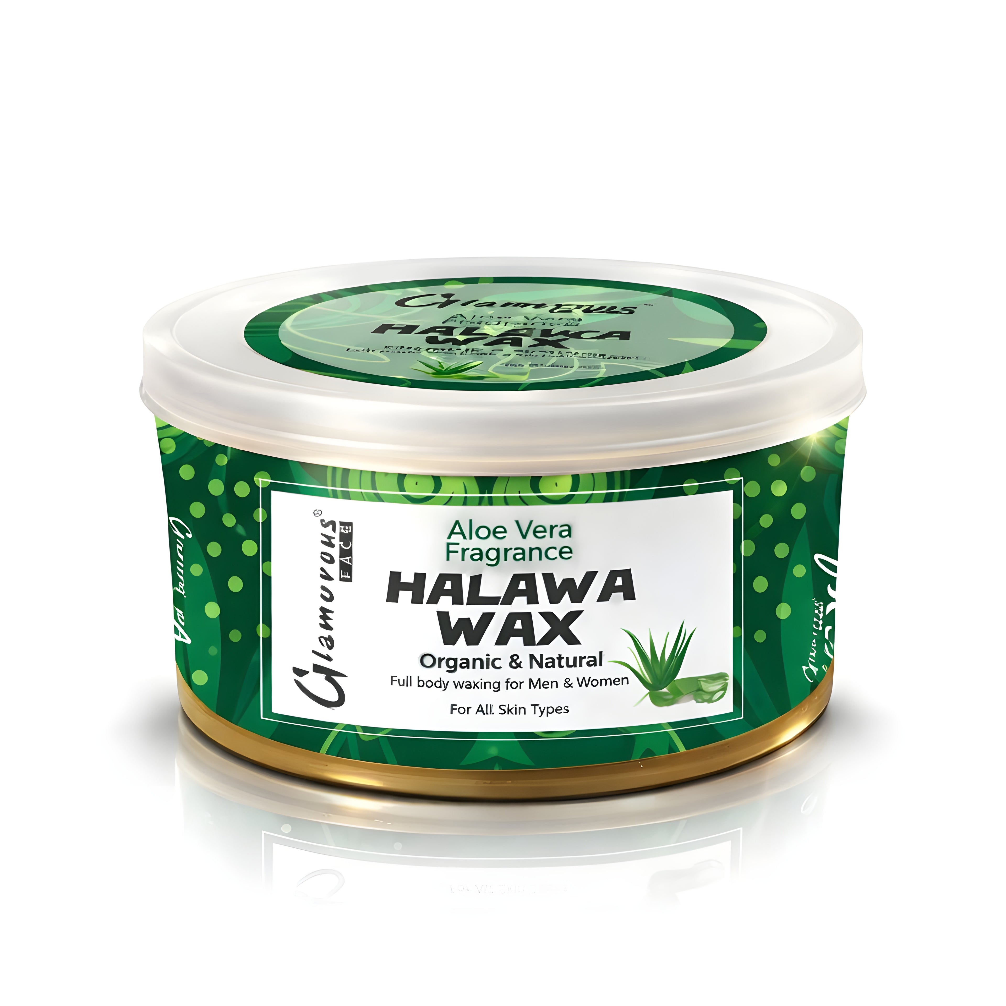 GLAMOROUS FACE ALOE VERA FRAGRANCE HALAWA WAX 300G