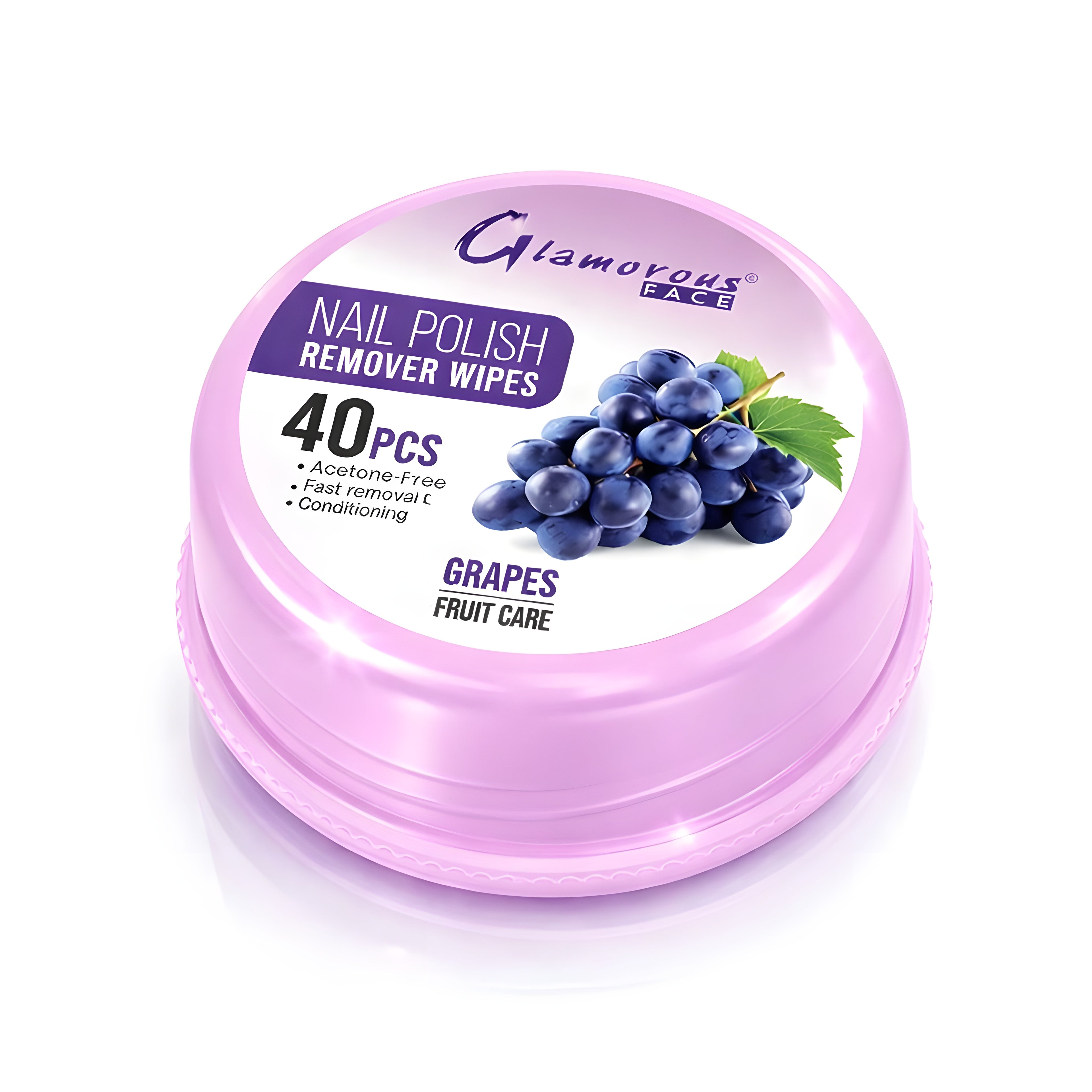 GLAMOROUS FACE BLUEBERRY NAIL POLISH REMOVER